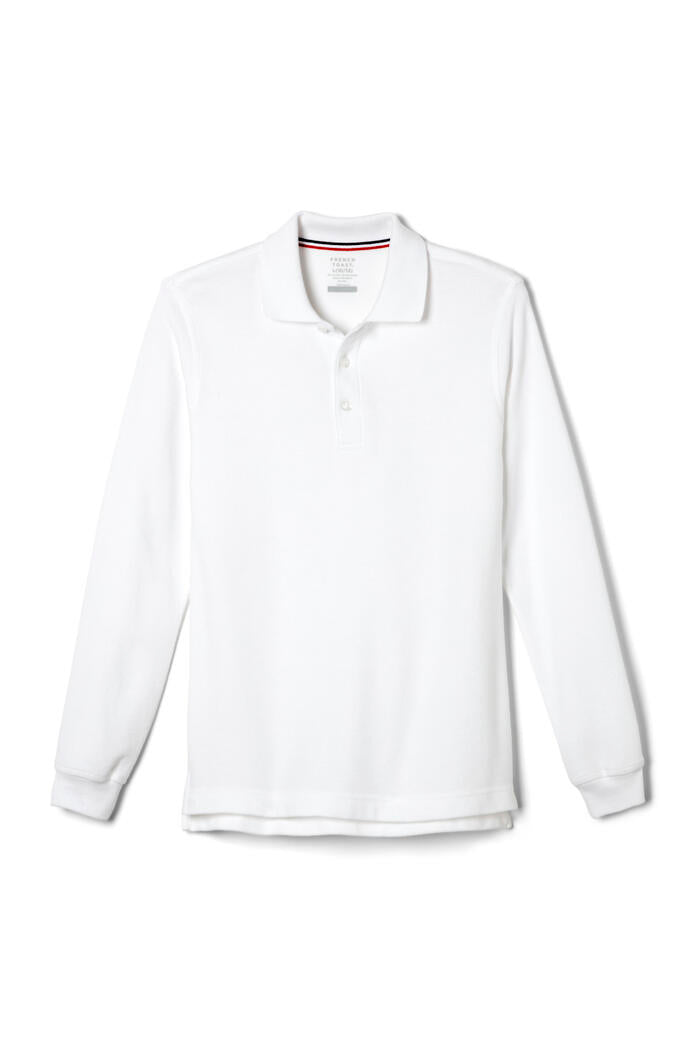 Clairbourn School - Youth Long Sleeve Pique Polo