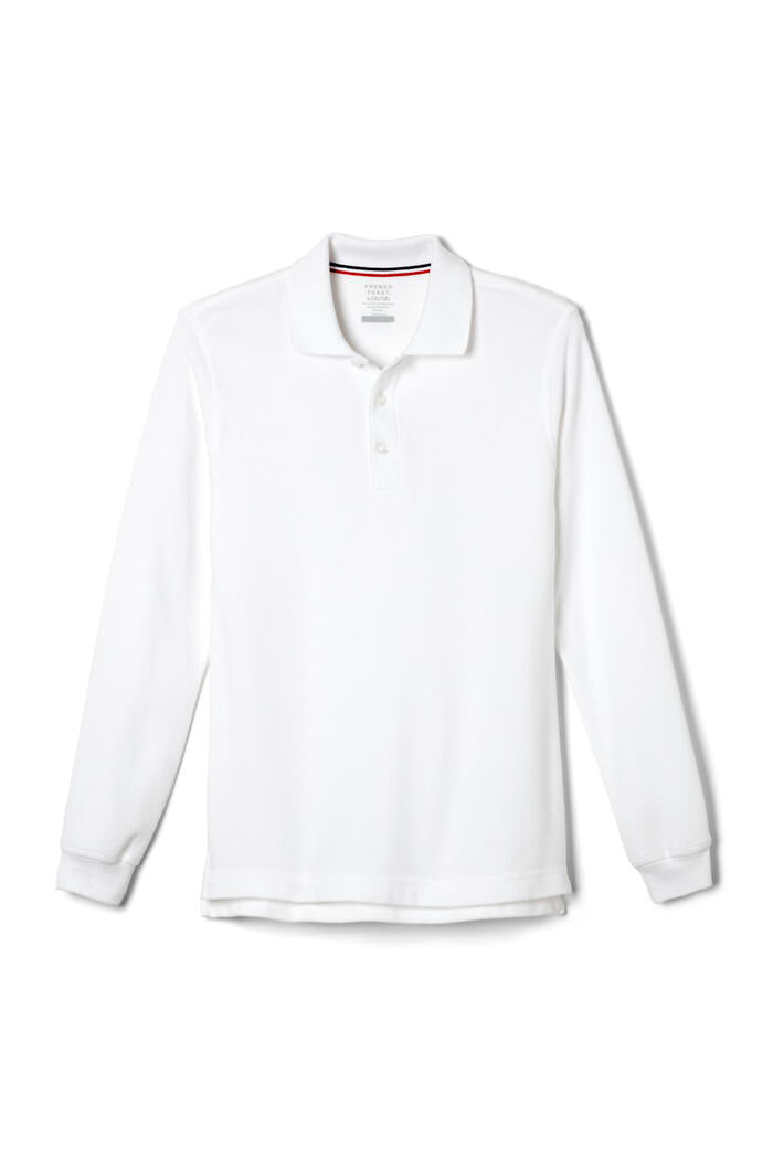 French Toast - Youth Long Sleeve Pique Polo