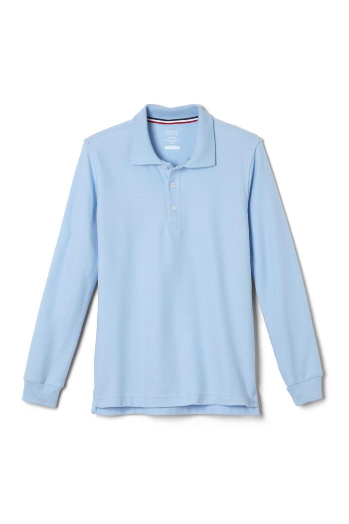 Clairbourn School - Youth Long Sleeve Pique Polo