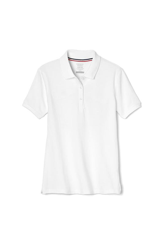 Clairbourn School- Girls Short Stretch Sleeve Pique Polo