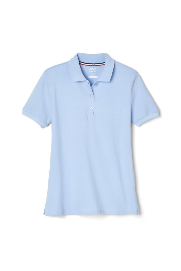 Clairbourn School- Girls Short Stretch Sleeve Pique Polo