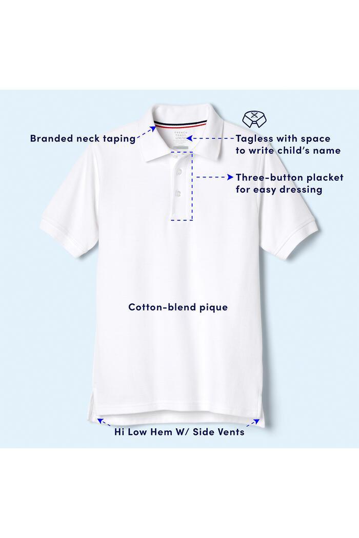 Clairbourn School - Husky Youth Short Sleeve Pique Polo